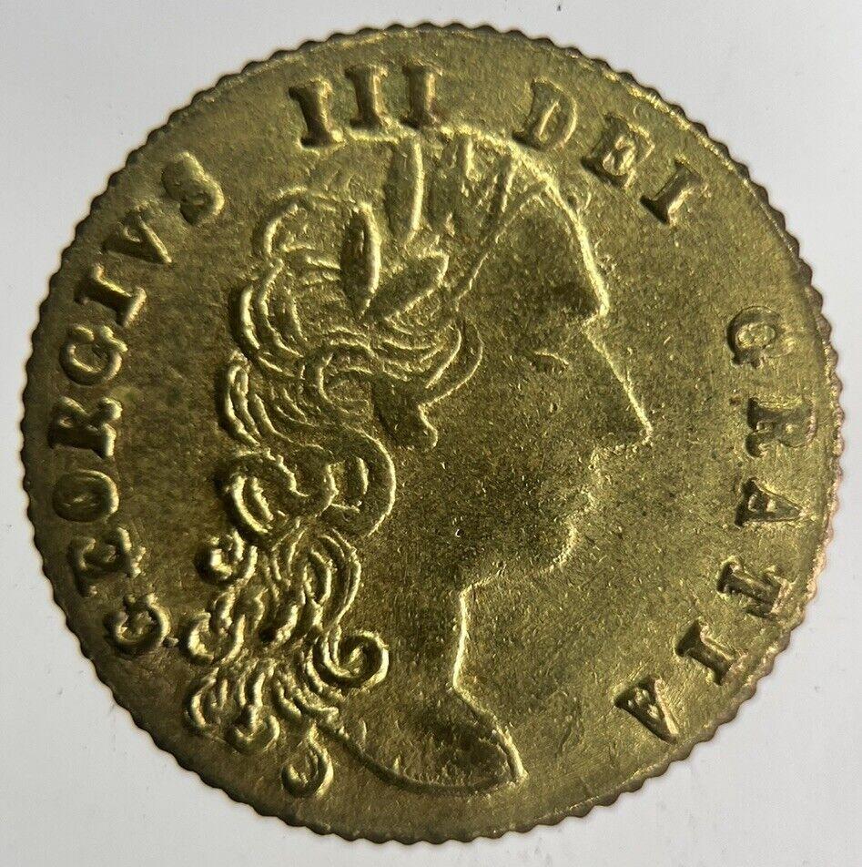 1788 British George III Gaming Good Old Days Token Coin | Fine Collectable Grade