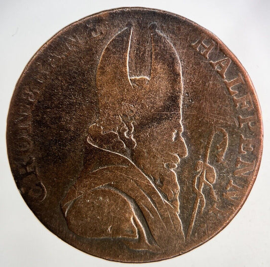 1789 Irish Mines Cronebane Half-Penny Coin | Collectable Grade