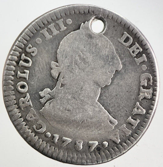 1787 Spain One 1 Real Silver Coin | Collectable Grade | a5734