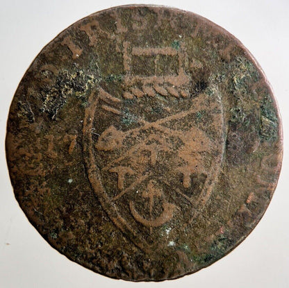 1789 Irish Miners Cronebane Half-Penny Token Coin | Collectable Grade | a2929