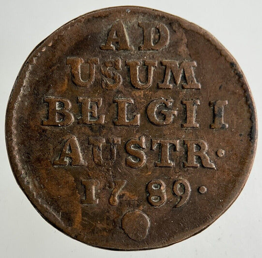 1789 Belgium 1 Laird Coin | Fine Collectable Grade