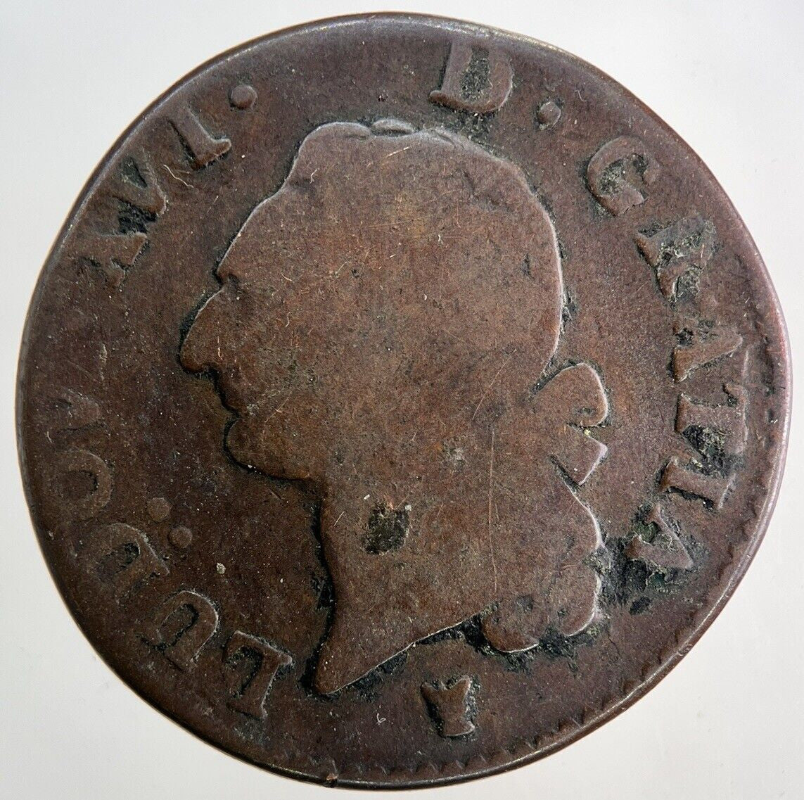 1791 France 1 Sol Coin Louis XVI | Collectable Grade
