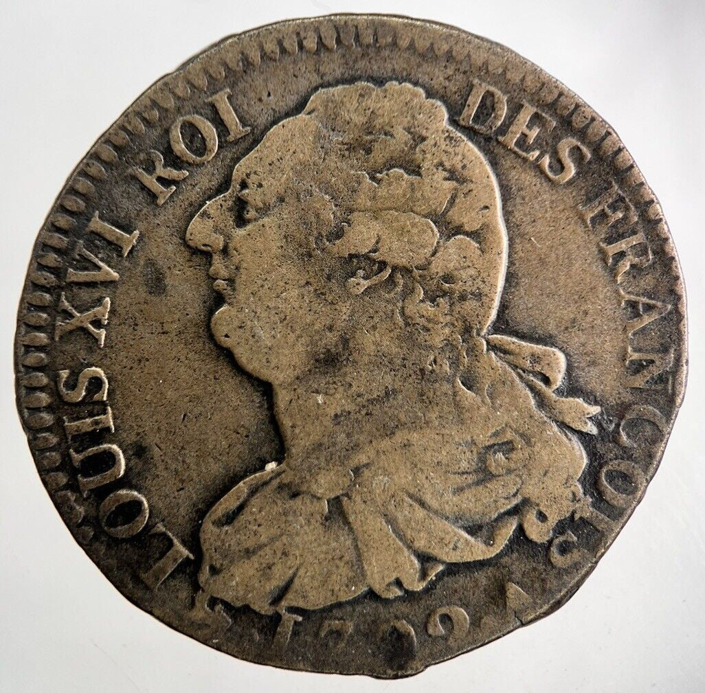 1792 France 2 Sol Coin | Fine Collectable Grade