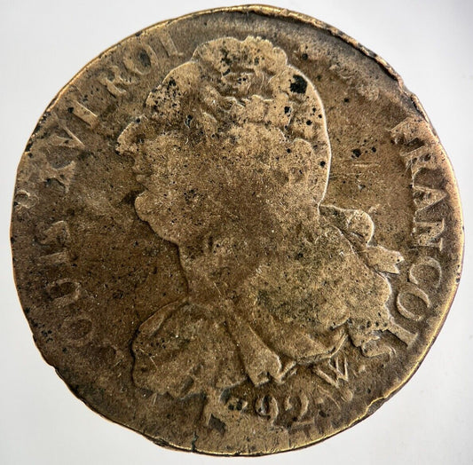 1792 France 2 Sol Coin | Fine Collectable Grade