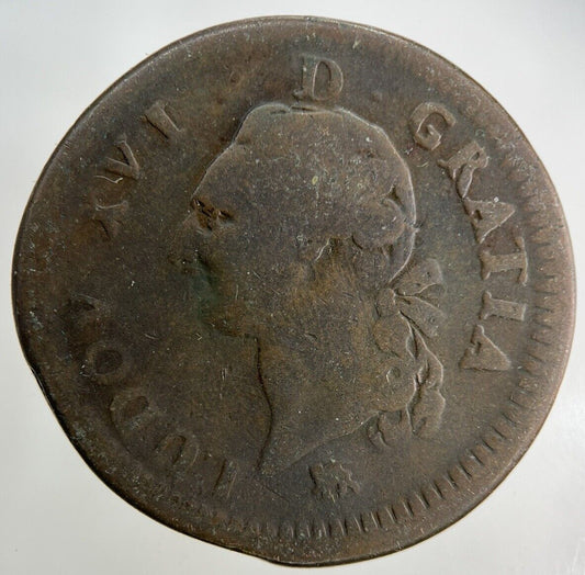 1791 France 2 Sol Coin | Collectable Grade