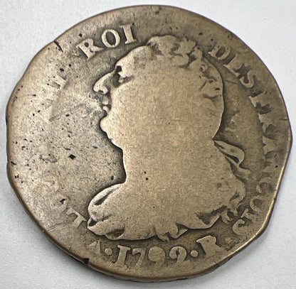 1792-R France 2 Sols Coin | Louis XVI | Collectable Grade