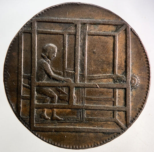 1792 Rochdale Half-Penny Coin | Very High Grade