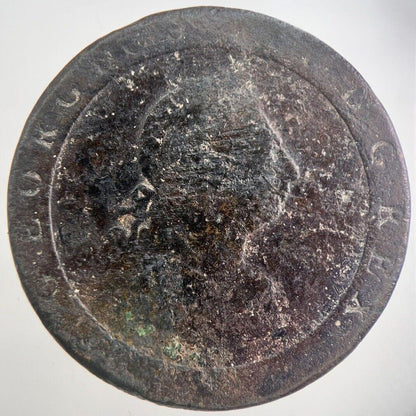 1797 George III 3rd Cartwheel One Penny Coin | Collectable Grade | a1302