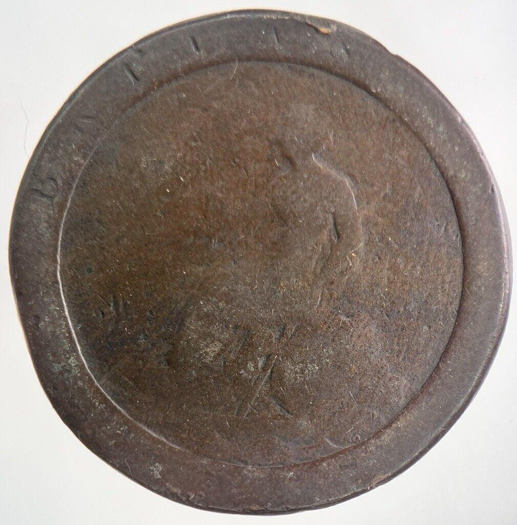 1797 George III 3rd Cartwheel One Penny Coin | Fair Grade