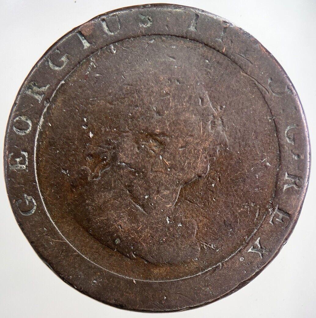1797 George III 3rd Cartwheel One Penny Coin | Collectable Grade | a4662