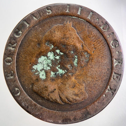 1797 George III 3rd Cartwheel One Penny Coin | Collectable Grade | a1524