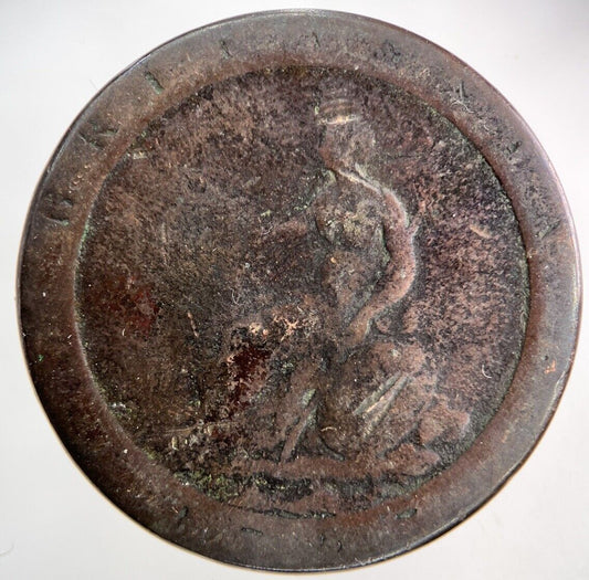 1797 George III 3rd Cartwheel One Penny Coin | Fair Grade