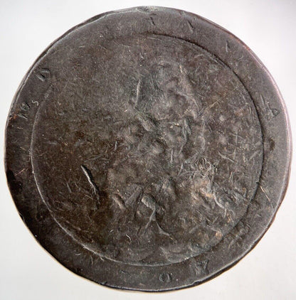 1797 George III 3rd Cartwheel One Penny Coin | Fair Grade