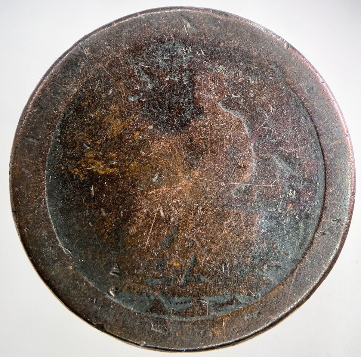 1797 George III 3rd Cartwheel One Penny Coin | Fair Grade