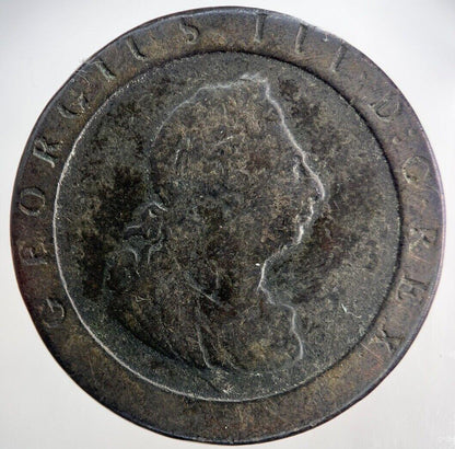 1797 George III 3rd Cartwheel One Penny Coin | Collectable Grade