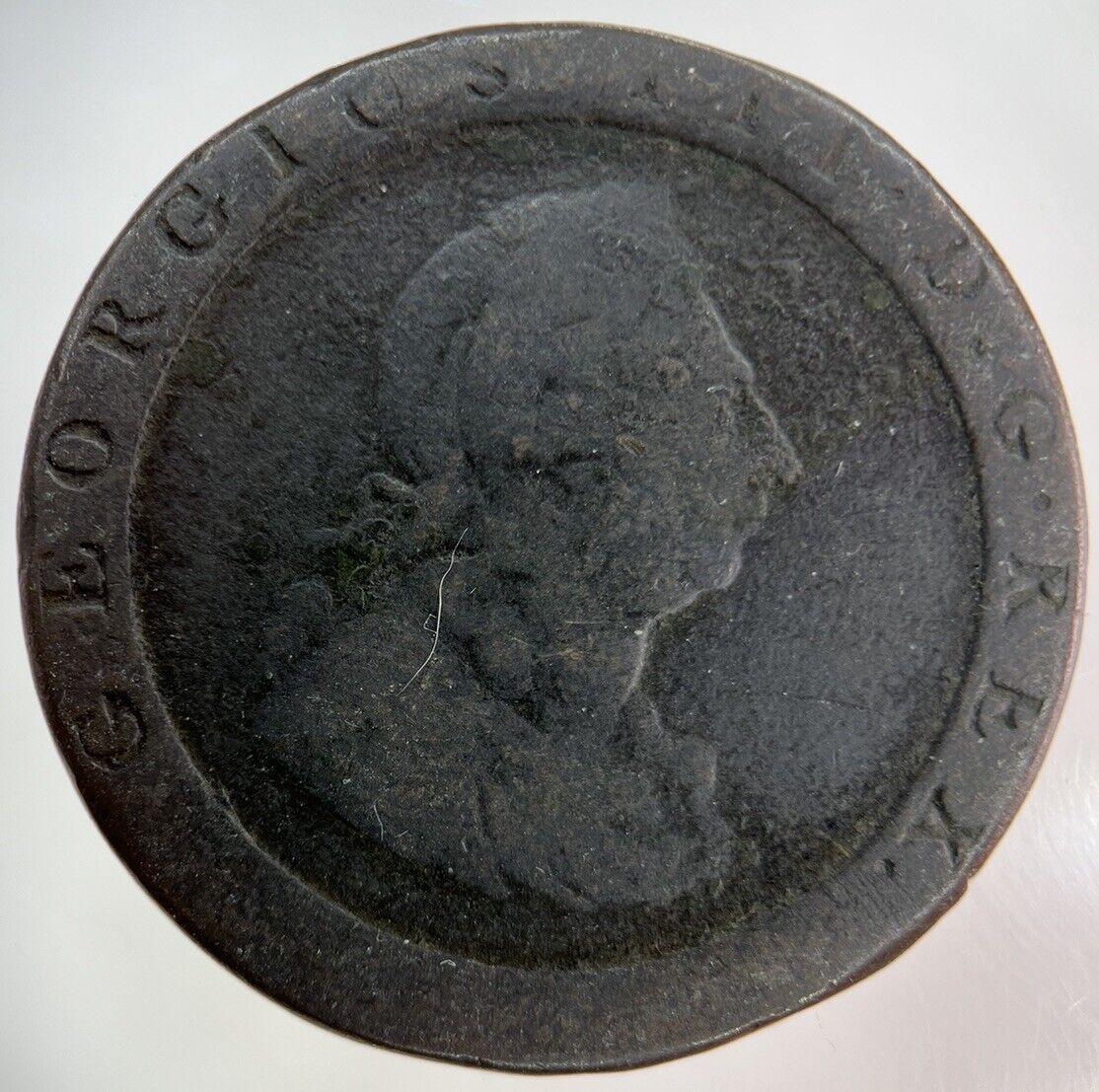 1797 George III 3rd Cartwheel One Penny Coin | Collectable Grade