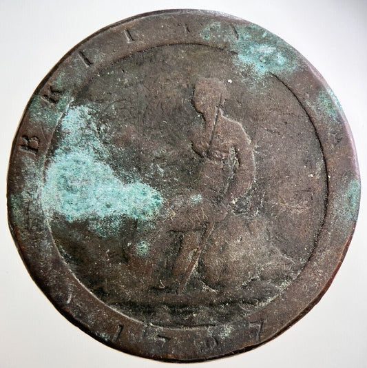 1797 Cartwheel George III 3rd Penny Coin | Collectable Grade | a2821
