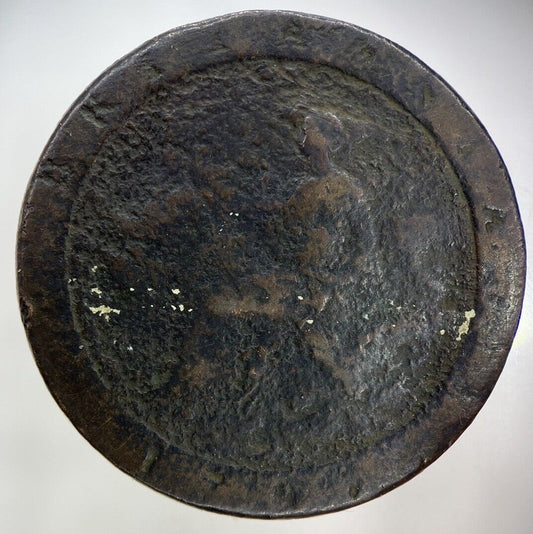 1797 Cartwheel George III 3rd One Penny Coin | Fair Grade