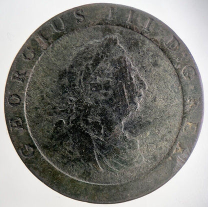 1797 George III 3rd Cartwheel One Penny Coin | Fine Collectable Grade | a6830