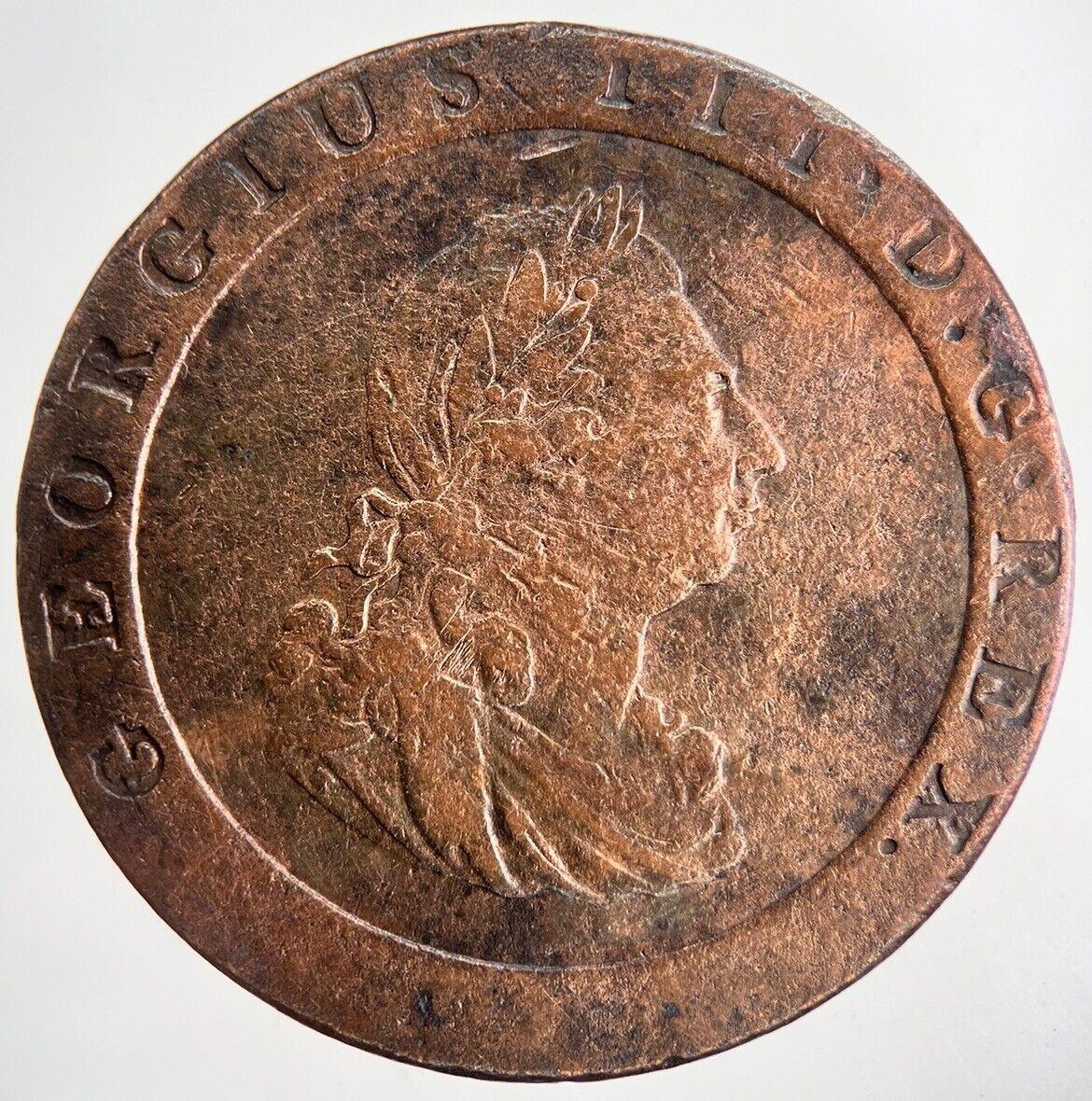 1797 George III 3rd Cartwheel One Penny Coin | Very High Grade | a9165