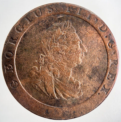 1797 George III 3rd Cartwheel One Penny Coin | Very High Grade | a9165