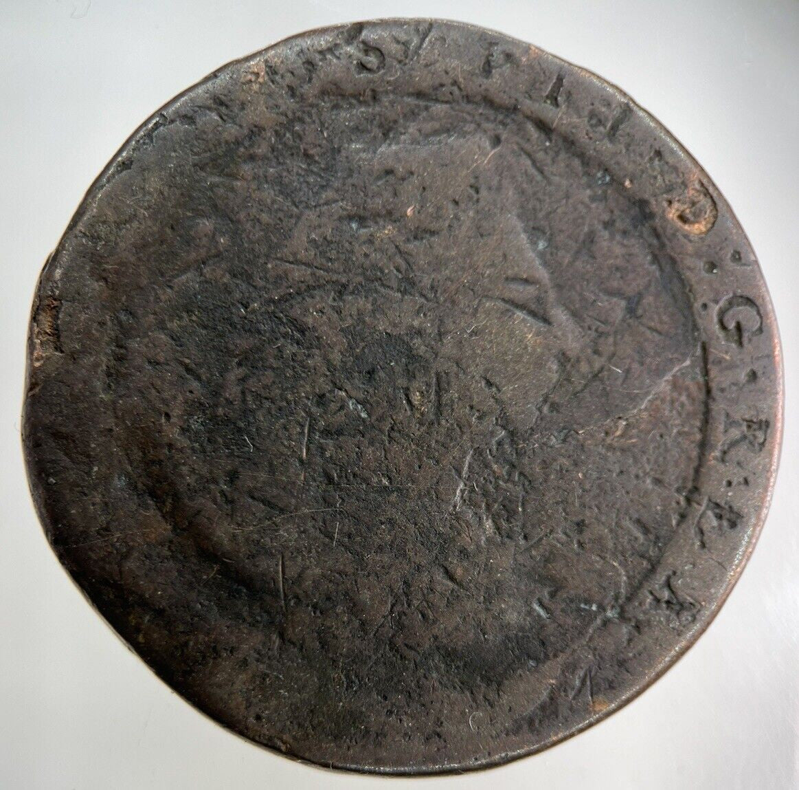 1797 George III 3rd Cartwheel One Penny Coin | Fair Grade