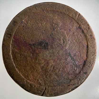 1797 George III 3rd Cartwheel One Penny Coin | Fair Grade