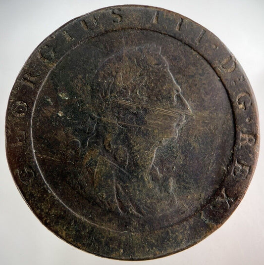 1797 George III 3rd Cartwheel One Penny Coin | Fine Collectable Grade