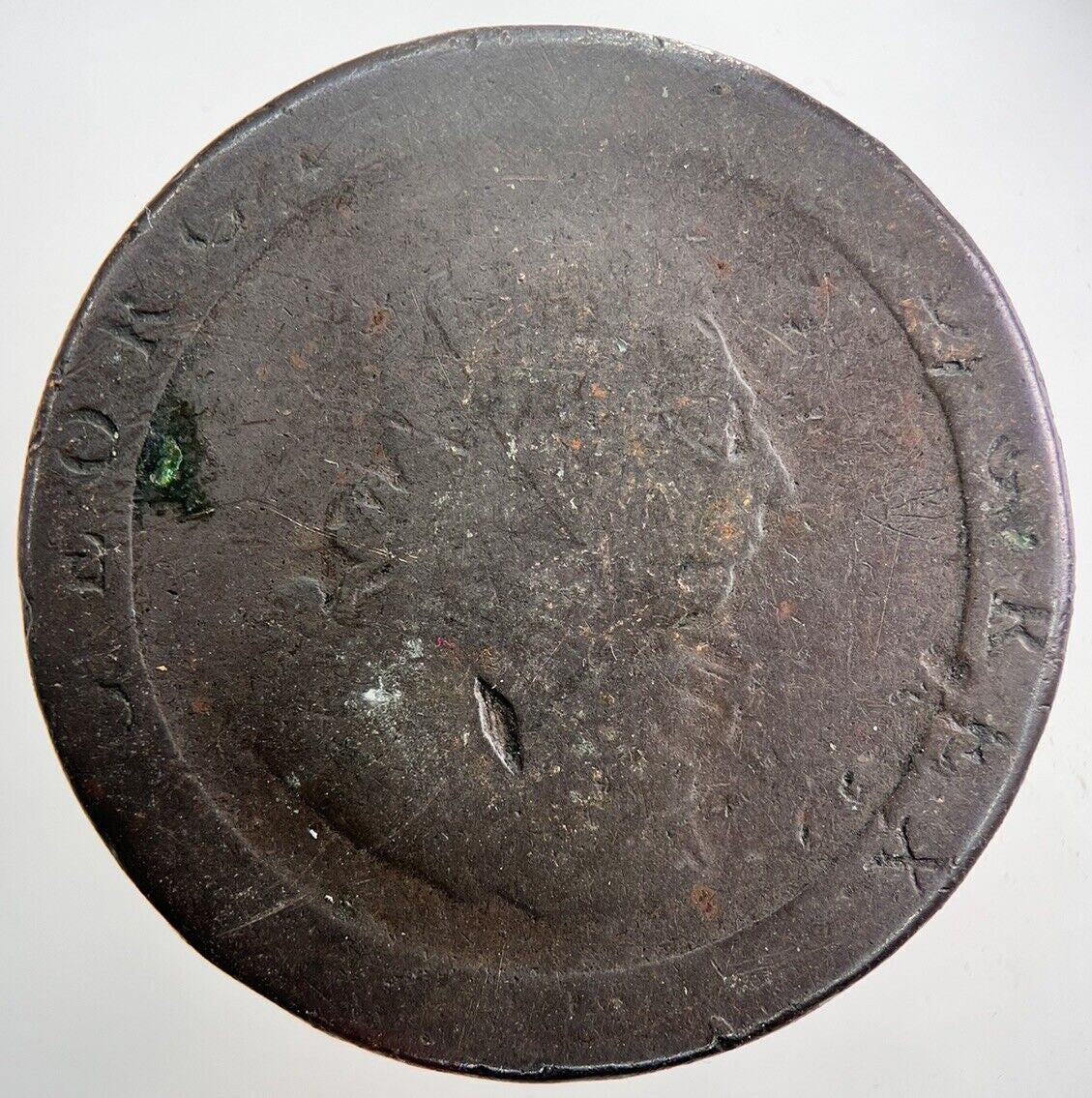 1797 George III Cartwheel Penny Coin | Fair Grade | a2267