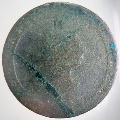 1797 George III Cartwheel Penny Coin | Fair Grade | a4450