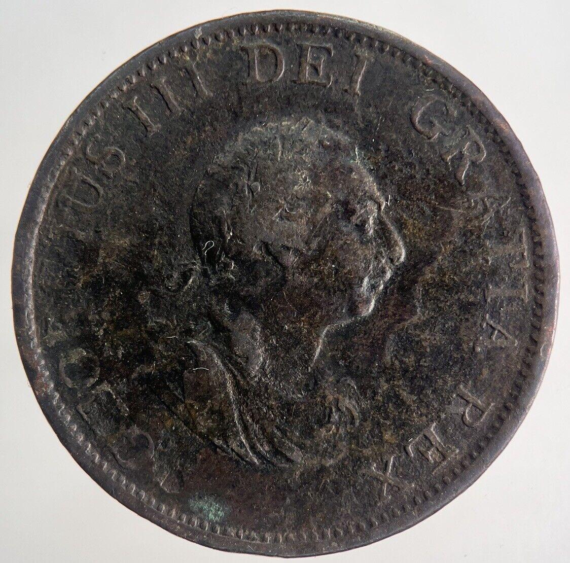 1799 George 3rd III Half-Penny Coin | Fine Collectable Grade | a9920
