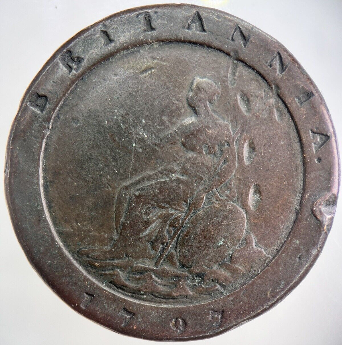 1797 George III Cartwheel Two-Pence Coin | Very High Grade | a4877