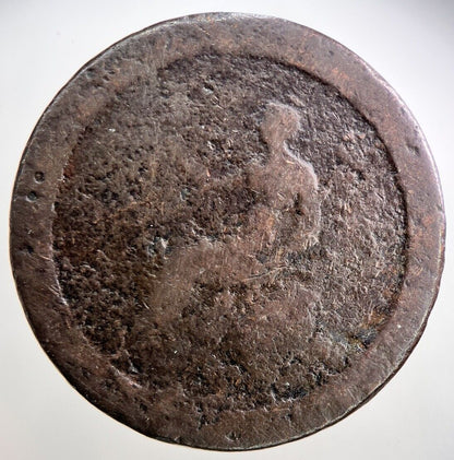 1797 George III Cartwheel Penny Coin | Worn Grade | a2863