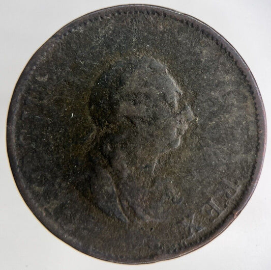 1799 George III 3rd Half-Penny Coin | Collectable Grade