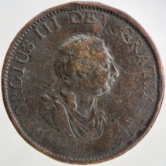 1799 George III 3rd Half-Penny Coin | Collectable Grade