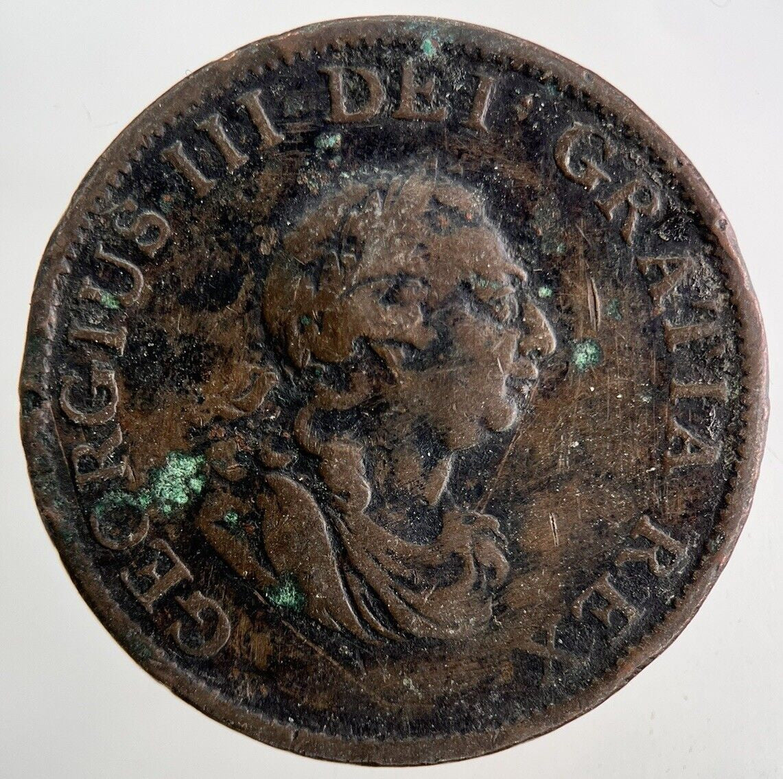 1799 George III 3rd Half-Penny Coin | Collectable Grade