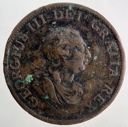 1799 George III 3rd Half-Penny Coin | Collectable Grade