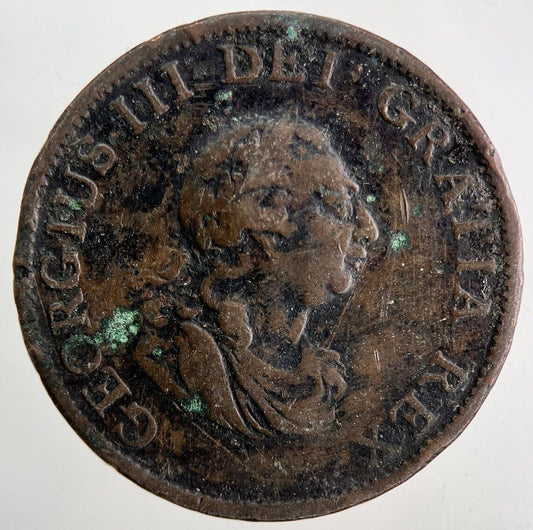 1799 George III 3rd Half-Penny Coin | Collectable Grade
