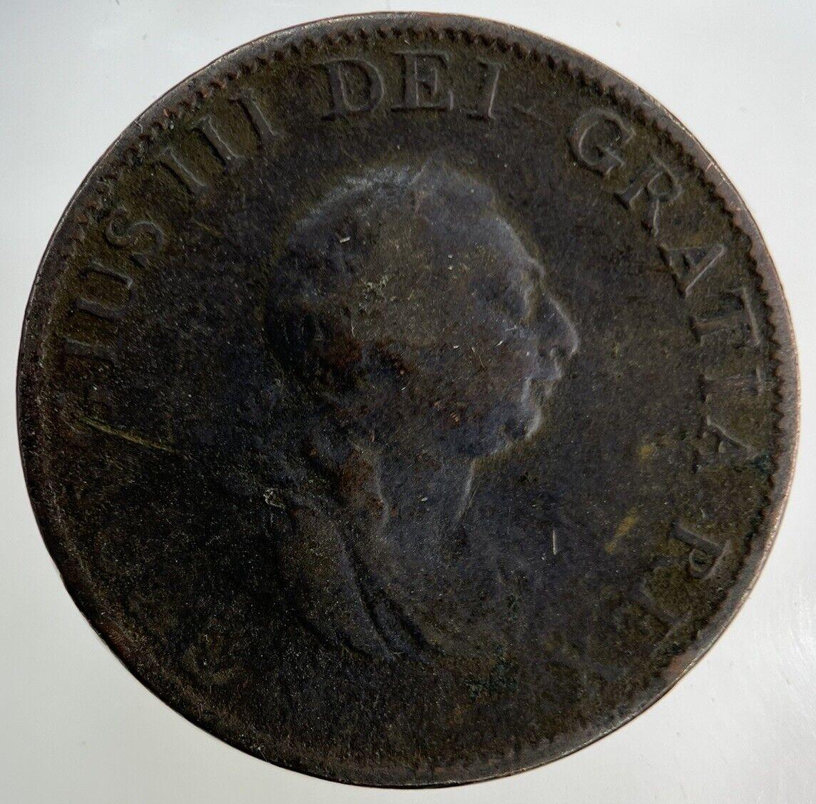 1799 George III 3rd Half-Penny Coin | Collectable Grade