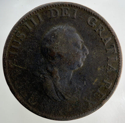 1799 George III 3rd Half-Penny Coin | Collectable Grade