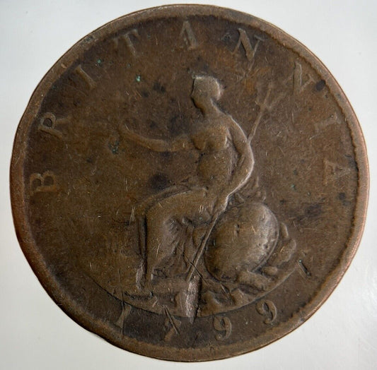1799 George III 3rd Half-Penny Coin | Collectable Grade