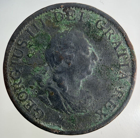 1799 George III 3rd Half-Penny Coin | Collectable Grade