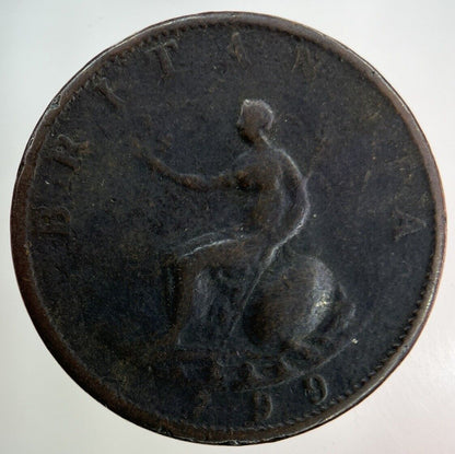 1799 George III 3rd Half-Penny Coin | Collectable Grade