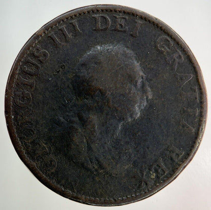 1799 George III 3rd Half-Penny Coin | Collectable Grade