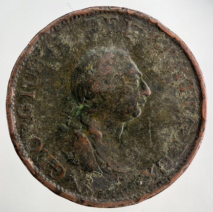 1799 George III 3rd Half-Penny Coin | Collectable Grade