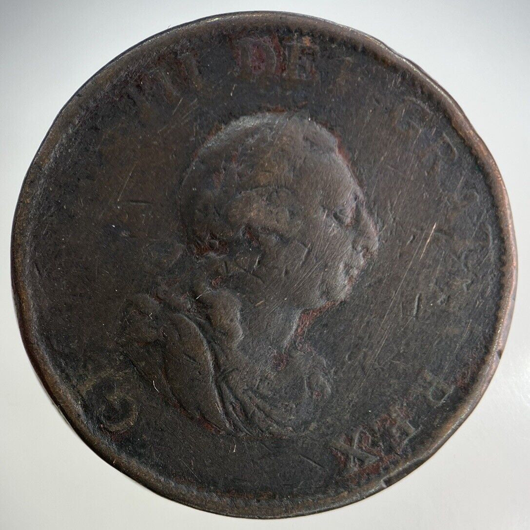 1799 George III 3rd Half-Penny Coin | Collectable Grade