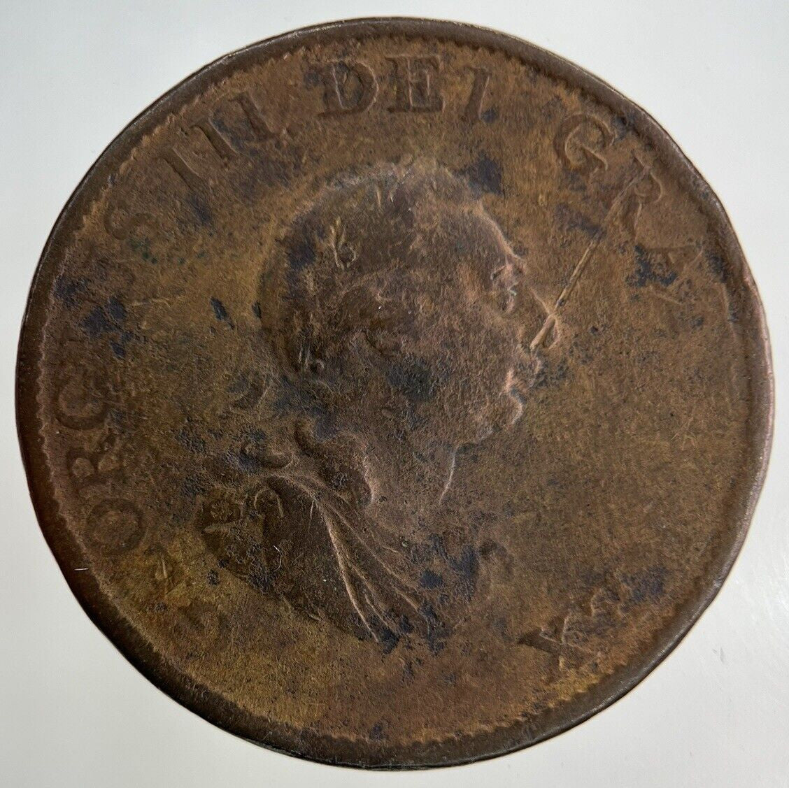 1799 George III 3rd Half-Penny Coin | Collectable Grade