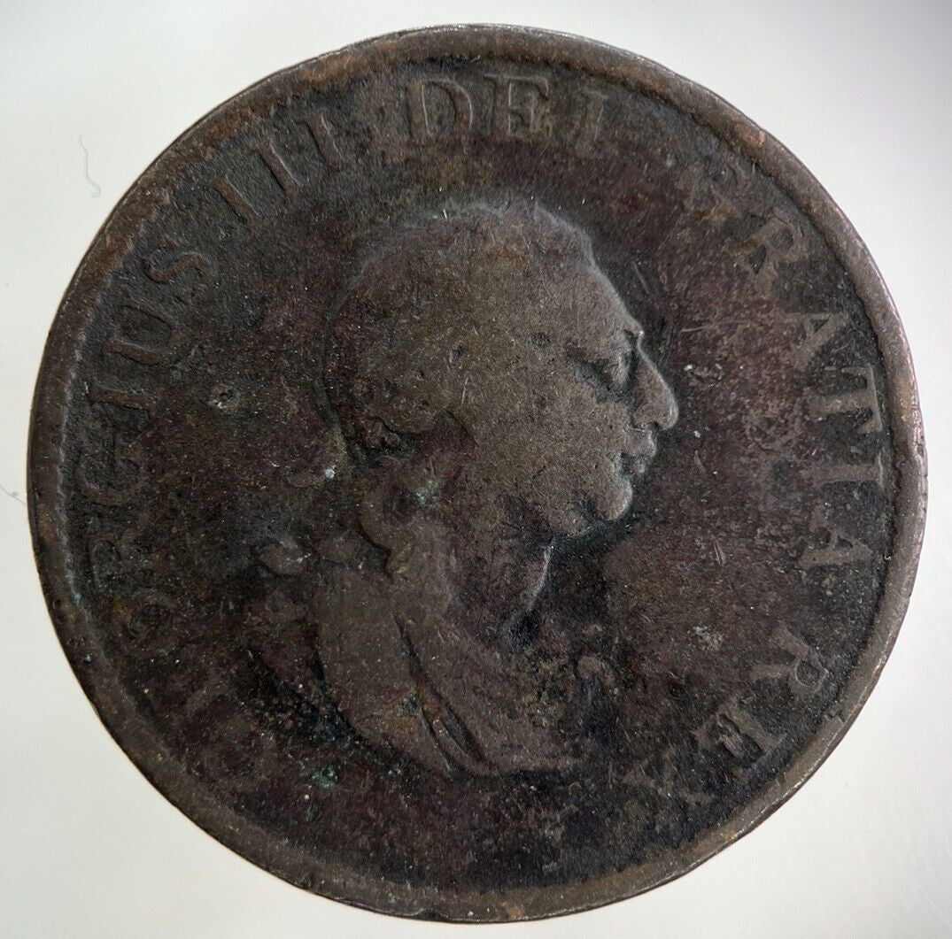 1799 George III 3rd Half-Penny Coin | Collectable Grade