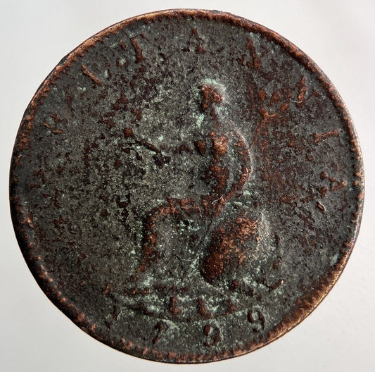 1799 George III 3rd Half-Penny Coin | Collectable Grade