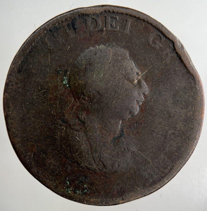1799 George III 3rd Half-Penny Coin | Collectable Grade